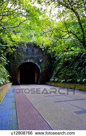 Tunnel in Taipei County, Taiwan View Large Photo Image Stock Photograph - Tunnel in Taipei County, Taiwan. Fotosearch