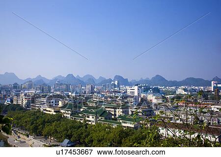 Beautiful scenery of Guilin in Guangxi Province, China View Large Photo Image Stock Photo - Beautiful scenery of Guilin in Guangxi Province, China. Fotosearch