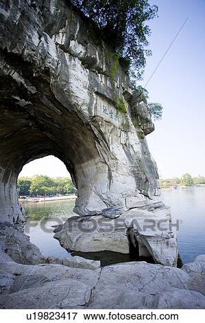 Stock Photo - Elephant Trunk Hill in Guilin, Guangxi Province, China. Fotosearch