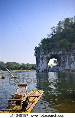 Stock Photo - Natural scenery of Elephant Trunk Hill in Guilin, Guangxi Province, China. Fotosearch