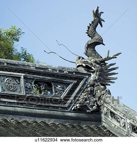 Chinese Architecture, Shanghai View Large Photo Image Picture - Chinese Architecture, Shanghai. Fotosearch