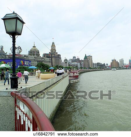 Stock Image - The Bund, Shanghai, China. Fotosearch