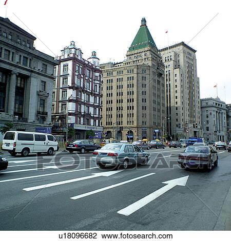 Stock Image - The Bund, Shanghai, China. Fotosearch