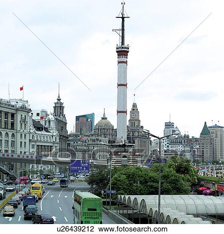 Stock Image - The Bund, Shanghai, China. Fotosearch
