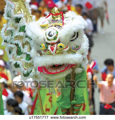 Dragon dancing and lion dancing View Large Photo Image Stock Photo - Dragon dancing and lion dancing. Fotosearch