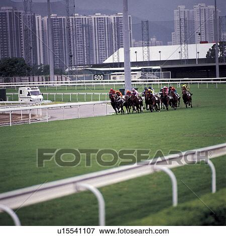 Stock Photo - Happy Valley, Racing ground. Fotosearch