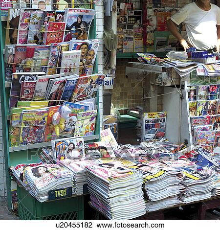 Stock Image - News stand. Fotosearch