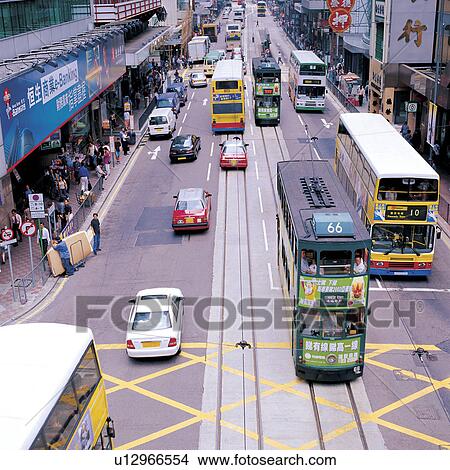 Picture - Street, Bus. Fotosearch