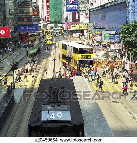 Picture - Street, Bus. Fotosearch