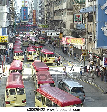 Stock Image - Street, Bus. Fotosearch