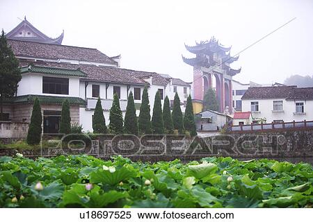 Mt. Jiuhua, Anhui, China, Asia View Large Photo Image Stock Photography - Mt. Jiuhua, Anhui, China, Asia. Fotosearch