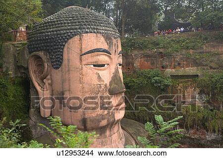 China, Sichuan Province, Leshan, Big Buddha of Leshan statue View Large Photo Image Picture - China, Sichuan Province, Leshan, Big Buddha of Leshan statue. Fotosearch