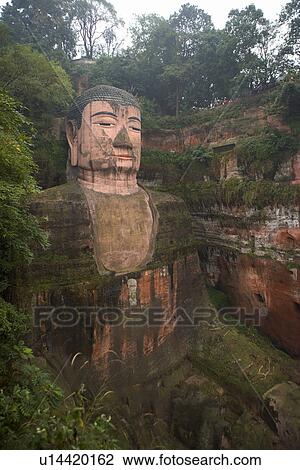 China, Sichuan Province, Leshan, Big Buddha of Leshan statue View Large Photo Image Stock Image - China, Sichuan Province, Leshan, Big Buddha of Leshan statue. Fotosearch
