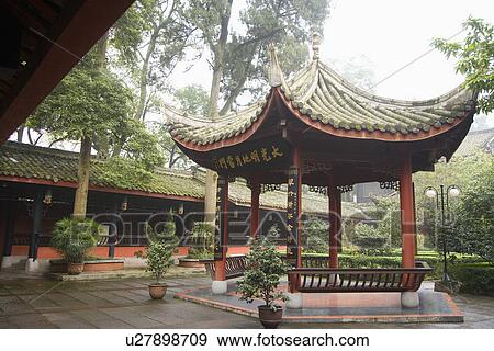 China, Sichuan Province, Mt. Emei, Baoguo temple View Large Photo Image Stock Photo - China, Sichuan Province, Mt. Emei, Baoguo temple. Fotosearch