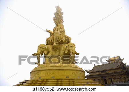 China, Sichuan Province, Mt. Emei, Ten Thousand Buddha Summit View Large Photo Image Stock Image - China, Sichuan Province, Mt. Emei, Ten Thousand Buddha Summit. Fotosearch