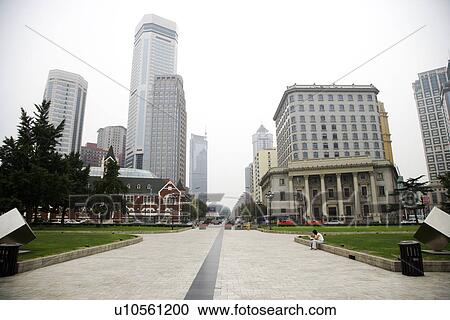 China, Liaoning Province, Dalian, Zhongshan Square View Large Photo Image Stock Image - China, Liaoning Province, Dalian, Zhongshan Square. Fotosearch