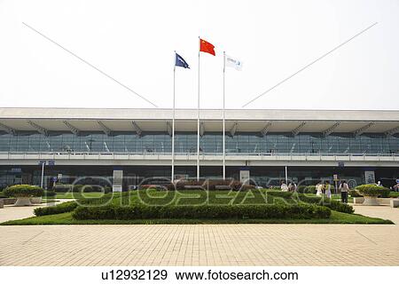 Stock Photo - China, Liaoning Province, Shenyang Airport. Fotosearch