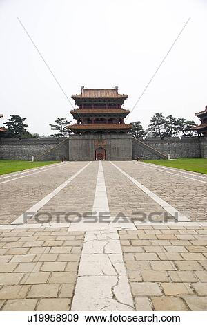 China, Liaoning Province, Shenyang, Northern Mausoleum View Large Photo Image Stock Photo - China, Liaoning Province, Shenyang, Northern Mausoleum. Fotosearch