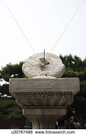 China, Liaoning Province, Shenyang, Sundial View Large Photo Image Stock Photo - China, Liaoning Province, Shenyang, Sundial. Fotosearch