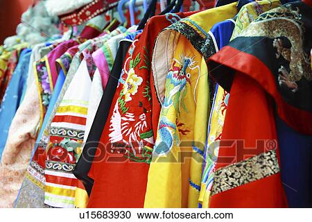 Stock Image - Traditional imperial clothing. Fotosearch