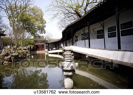 Stock Image - China, Jiangsu Province, Suzhou, The Humble Administrator's Garden. Fotosearch