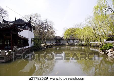 Stock Photo - China, Jiangsu Province, Suzhou, The Humble Administrator's Garden. Fotosearch