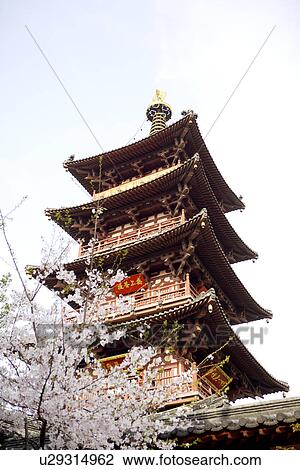 Stock Image - China, Suzhou, Hanshan Temple,. Fotosearch
