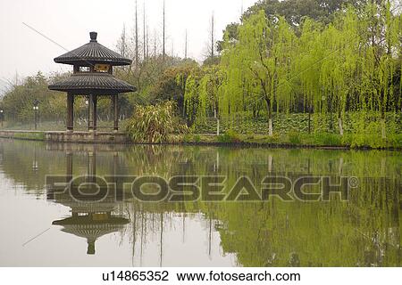 China, Zhejiang Province, Hangzhou, West Lake View Large Photo Image Stock Image - China, Zhejiang Province, Hangzhou, West Lake. Fotosearch