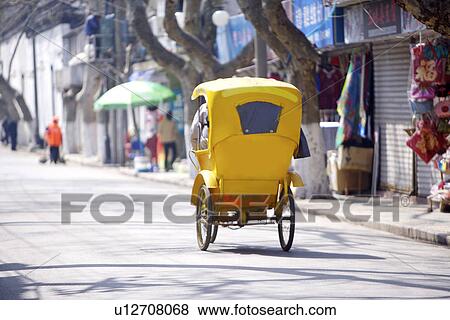 Stock Photo - Street scene, Suzhou, China, Asia. Fotosearch