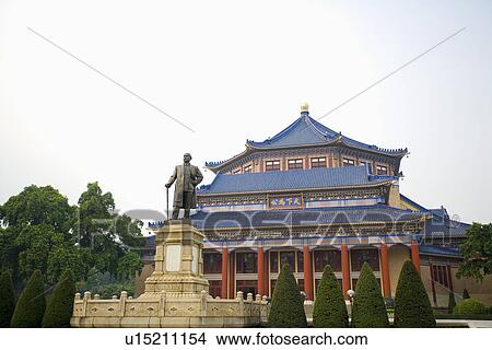 China,, Guangdong, Guangzhou, Dr. Sun Yat-sen's Memorial Hall View Large Photo Image Picture - China,, Guangdong, Guangzhou, Dr. Sun Yat-sen's Memorial Hall. Fotosearch