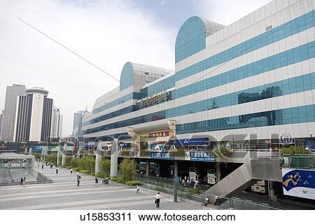 China, Guangdong, Shenzhen, Shopping mall View Large Photo Image Stock Image - China, Guangdong, Shenzhen, Shopping mall. Fotosearch