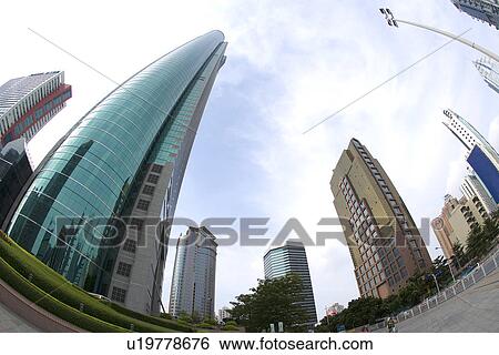Diwang Building on Shenzhen Skyline, Guangdong Province, China View Large Photo Image Stock Photograph - Diwang Building on Shenzhen Skyline, Guangdong Province, China. Fotosearch