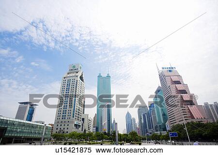 People's Republic of China, Guangdong, Shenzhen, Diwang Tower View Large Photo Image Stock Photography - People's Republic of China, Guangdong, Shenzhen, Diwang Tower. Fotosearch