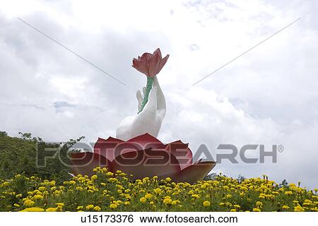 Asia, China, Hainan Island, Nanshan Buddhism Culture Sightseeing Area View Large Photo Image Stock Photograph - Asia, China, Hainan Island, Nanshan Buddhism Culture Sightseeing Area. Fotosearch