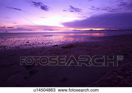 Stock Image - Asia, China, Hainan Island, Sanya Bay. Fotosearch
