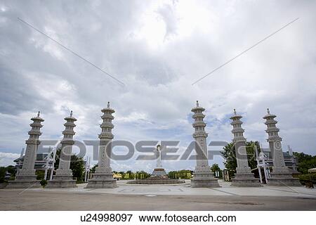 Asia, China, Hainan Island, Sanya, Nanshan Buddhism Culture Sightseeing Area View Large Photo Image Stock Photo - Asia, China, Hainan Island, Sanya, Nanshan Buddhism Culture Sightseeing Area. Fotosearch