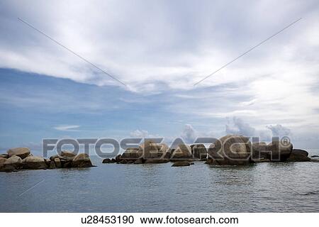 Stock Image - Asia, China, Hainan Island, The Ends Of The Earth. Fotosearch