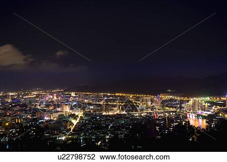 Cityscape, Sanya City, Hainan Province, China View Large Photo Image Stock Image - Cityscape, Sanya City, Hainan Province, China. Fotosearch
