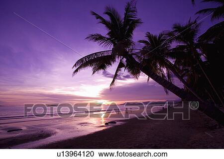 Stock Image - Sanya Bay, Hainan, People's Republic of China. Fotosearch