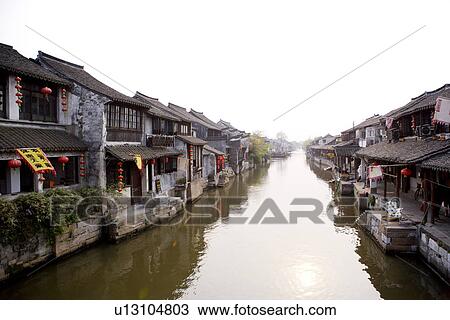 China, Zhejiang Province, Xitang Ancient Scenic Town View Large Photo Image Stock Image - China, Zhejiang Province, Xitang Ancient Scenic Town. Fotosearch