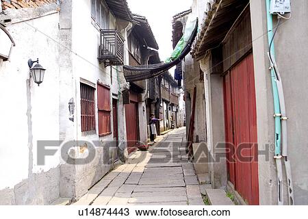 China, Zhejiang Province, Xitang Ancient Scenic Town View Large Photo Image Stock Image - China, Zhejiang Province, Xitang Ancient Scenic Town. Fotosearch