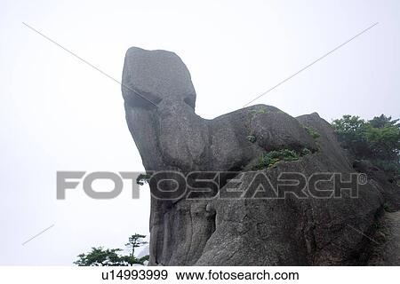 China, Anhui, Mt. Huangshan, Strange rock View Large Photo Image Stock Photo - China, Anhui, Mt. Huangshan, Strange rock. Fotosearch
