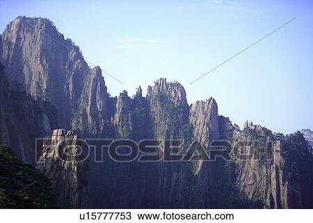 China, Anhui Province, Mt. Huangshan, West Sea Peaks View Large Photo Image Stock Image - China, Anhui Province, Mt. Huangshan, West Sea Peaks. Fotosearch