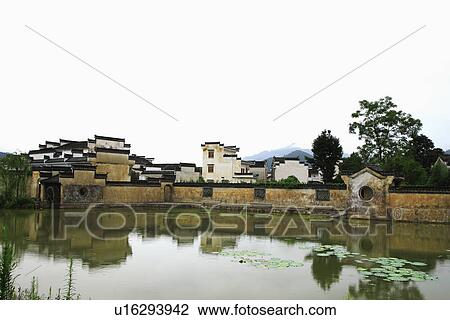 China, Anhui, Chengkan Village View Large Photo Image Stock Image - China, Anhui, Chengkan Village. Fotosearch