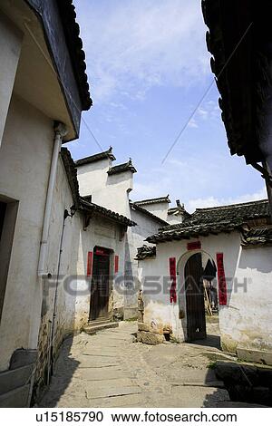 Ancient residential houses, Hongcun village, Anhui Province, China, Asia View Large Photo Image Stock Image - Ancient residential houses, Hongcun village, Anhui Province, China, Asia. Fotosearch