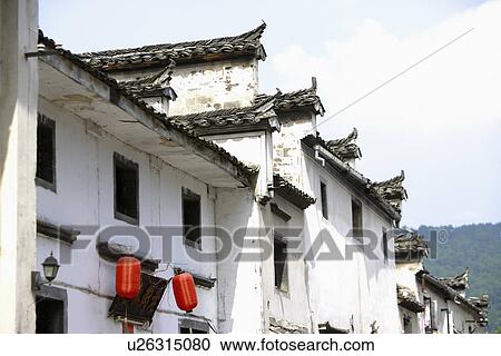 Ancient residential houses, Hongcun village, Anhui Province, China, Asia View Large Photo Image Stock Image - Ancient residential houses, Hongcun village, Anhui Province, China, Asia. Fotosearch