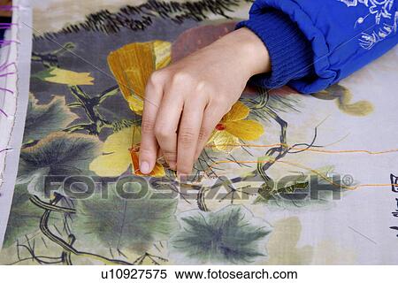 China, Yunnan Province, embroidery View Large Photo Image Stock Photography - China, Yunnan Province, embroidery. Fotosearch