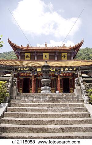 China, Yunnan Province, Kunming, Huating Temple View Large Photo Image Stock Photo - China, Yunnan Province, Kunming, Huating Temple. Fotosearch