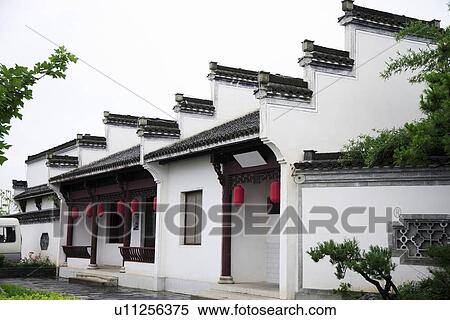Stock Photography - China, Anhui, Bao Family Gardens. Fotosearch