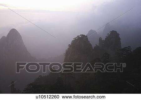 China, Anhui Province, Mt. Huangshan at sunrise View Large Photo Image Stock Image - China, Anhui Province, Mt. Huangshan at sunrise. Fotosearch